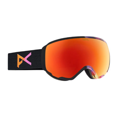 Women's Anon Goggles - Anon WM1 MFI Snow Goggles. Aura Black - Red Solex Women's Anon Goggles - Anon WM1 MFI Snow Goggles. Aura Black - Red Solex